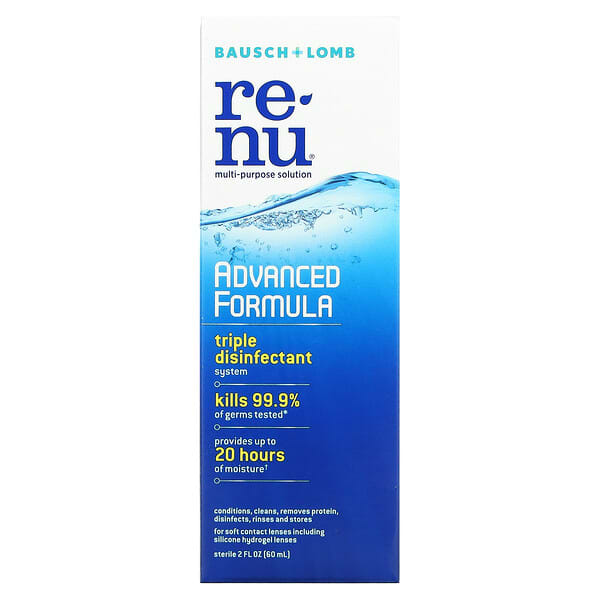 Renu‏, Multi-Purpose Solution, Advanced Formula, 2 fl oz (60 ml)