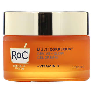 RoC, Multi Correxion, Creme em Gel para Reviver e Brilhar + Vitamina C, 48 g (1,7 oz)