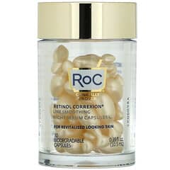RoC, Retinol Correxion Line, cápsulas de sérum de noche suavizante, 30 cápsulas biodegradables