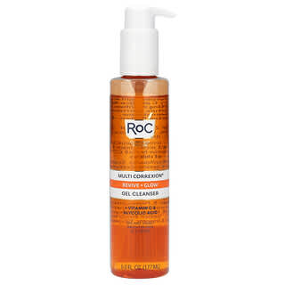 RoC, Multi Correxion, Revive + Glow Gel Cleanser + Vitamin C & Glycolic Acid, 6 fl oz (177 ml)