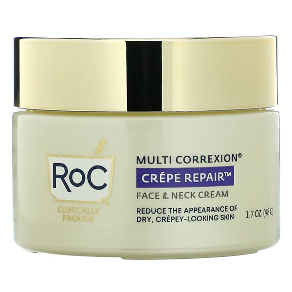 RoC, Multi Correxion, Crepe reparadora, Crema para el rostro y el cuello, 48 g (1,7 oz)