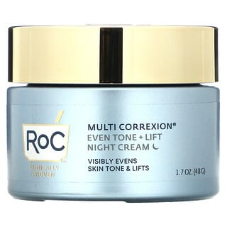 RoC, Multi Correxion ، توحيد لون البشرة + الرفع ، كريم ليلي ، 1.7 أونصة (48 جم)