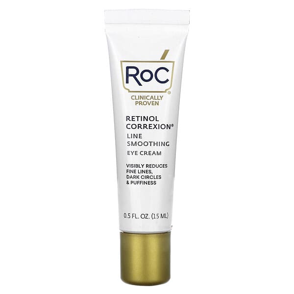 RoC, Retinol Correxion, Line Smoothing Eye Cream, 0.5 fl oz (15 ml)