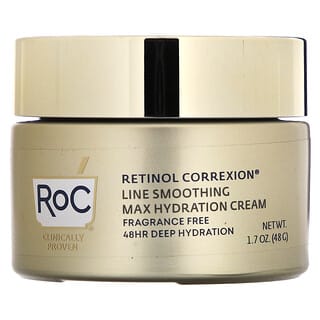 RoC, Retinol Correxion, Crema de hidratación máxima, Sin fragancia, 48 g (1,7 oz)