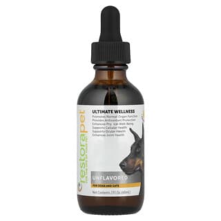 RestoraPet (레스토라펫), Ultimate Wellness, 반려견 및 고양이용, 무맛, 60ml(2fl oz)