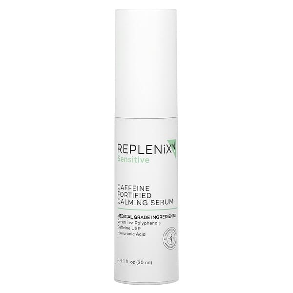 Replenix, 민감성, 카페인 강화 진정 세럼, 향료 무함유, 30ml(1fl oz)