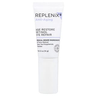 Replenix, 逆齡，年齡修復視黃醇眼部修復，0.5 盎司（14 克）