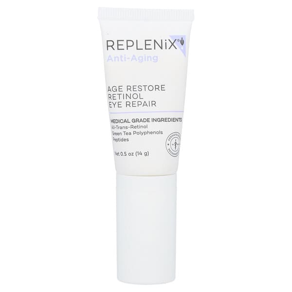 Replenix, Anti-Aaging, 에이지 리스토어 레티놀 아이 리페어, 14g(0.5oz)