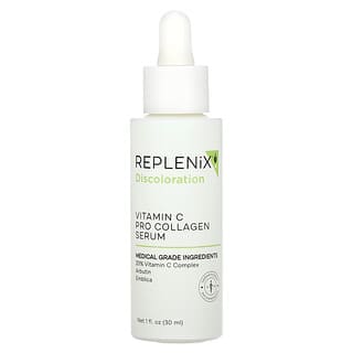 Replenix, Discoloration, Vitamin C Pro Collagen Serum, Fragrance Free, 1 fl oz (30 ml)