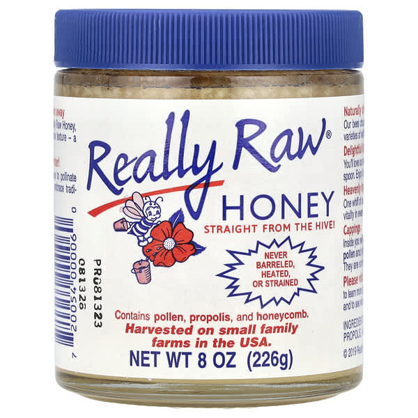 Really Raw Honey, Really Raw 꿀, 226g(8oz)