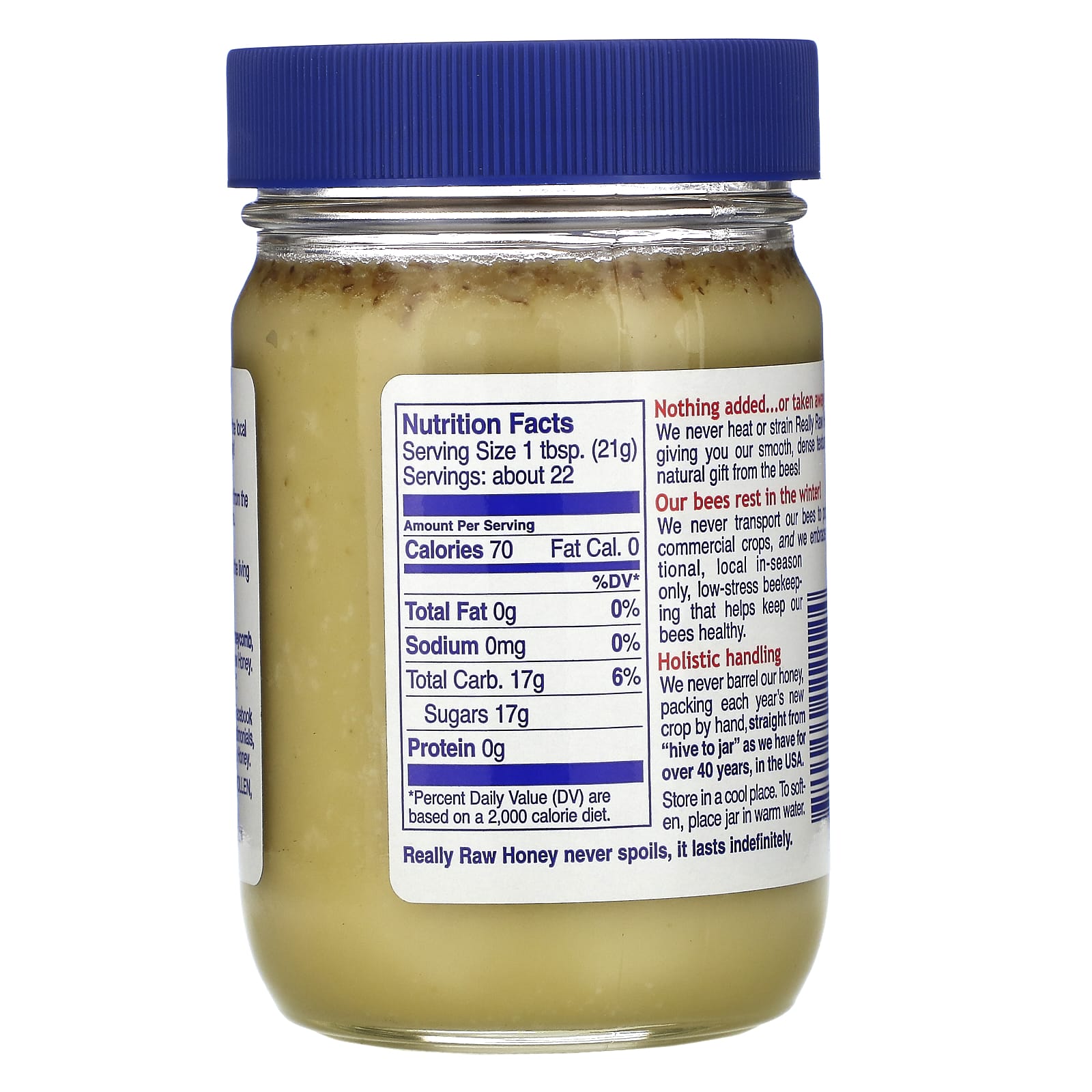 Really Raw Honey, Honey, 1 lb (453 g)