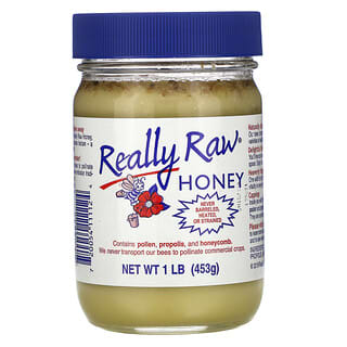 Really Raw Honey, عسل، 1 رطل (453 جم)