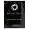 Radiant Seoul, Balancing Charcoal Beauty Sheet Mask, 1 Sheet Mask, 0.85 oz (25 ml)