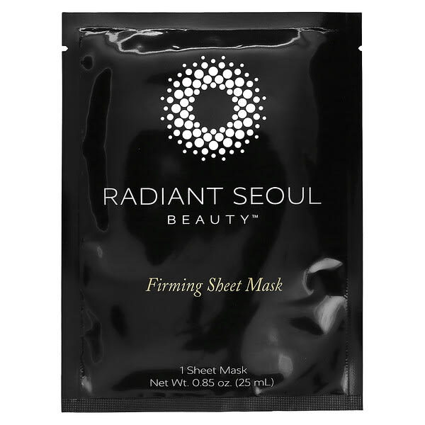 Radiant Seoul, ファーミングシートマスク、シートマスク1枚、25ml（0.85オンス）