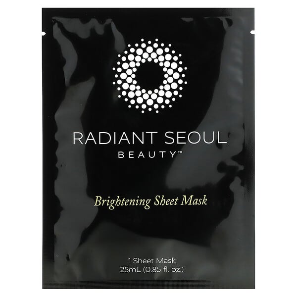 Radiant Seoul, Brightening Beauty Sheet Mask, 1 Sheet Mask, 0.85 fl oz (25 ml) (Discontinued Item) 