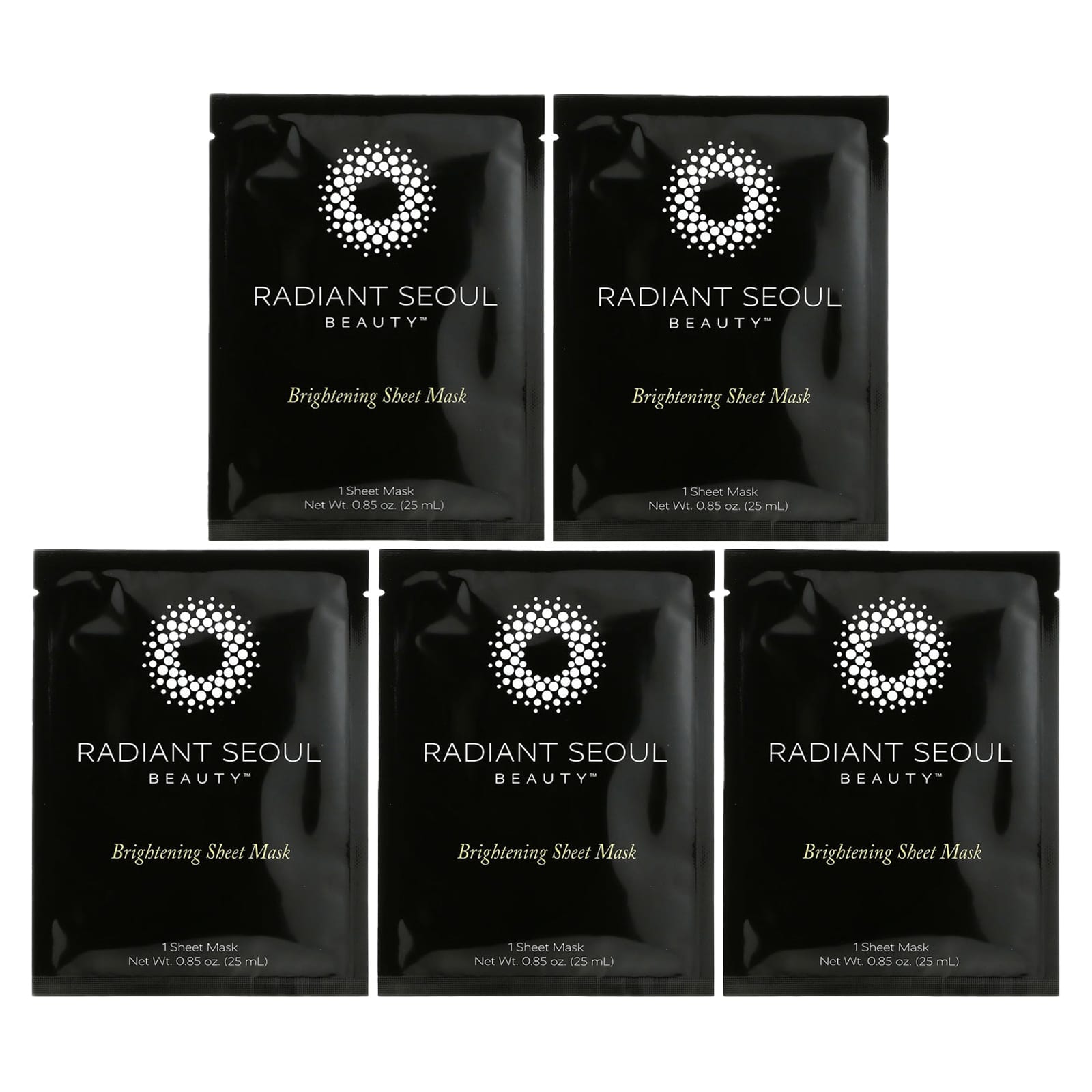 Radiant Seoul, Brightening Beauty Sheet Mask, 5 Sheet Masks, 0.85 oz ...