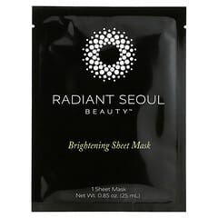 Radiant Seoul, Máscara Facial Clareadora, 5 Máscaras Faciais, 25 ml (0,85 oz) Cada