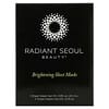 Brightening Beauty Sheet Mask, 5 Sheet Masks, 0.85 oz (25 ml) Each