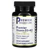 Premier Vitamin D3+ K2, 5,000 IU/180 mcg, 30 Plant-Source Capsules