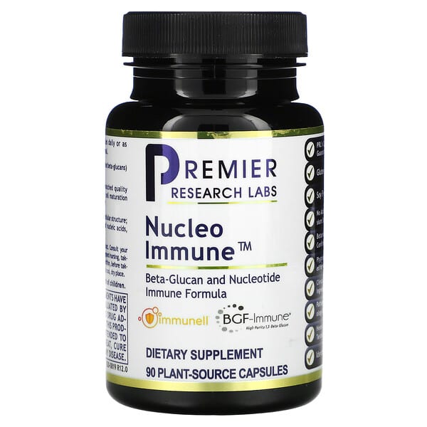 Premier Research Labs, Nucleo Immune, 90 Plant-Source Capsules (Discontinued Item) 