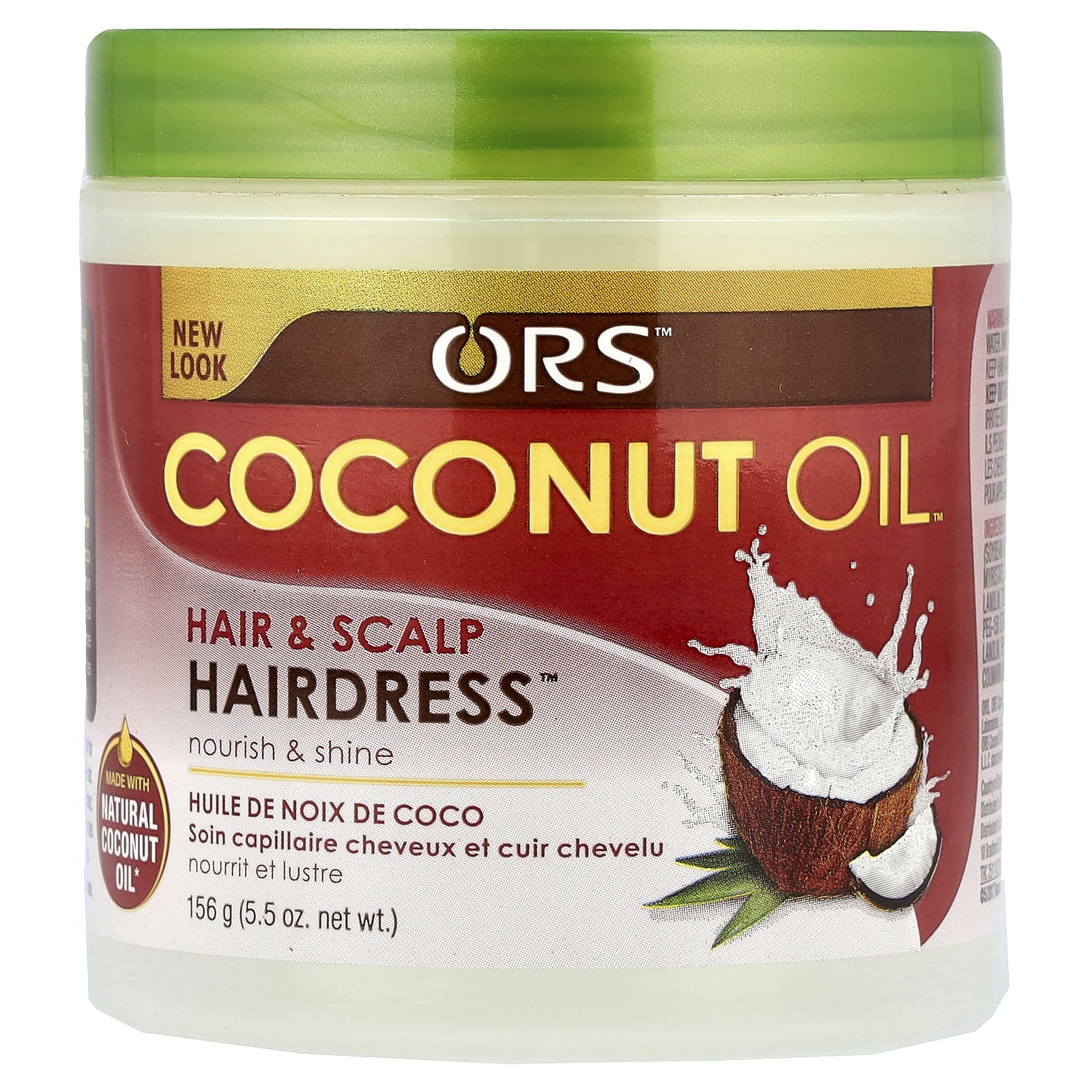 ORS, Coconut Oil™, волос и кожи головы, Hairdress™, 156 г (5,5 унции)