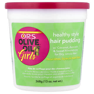 ORS, Pudding pour cheveux sains avec huile d'olive pour filles, 368 g