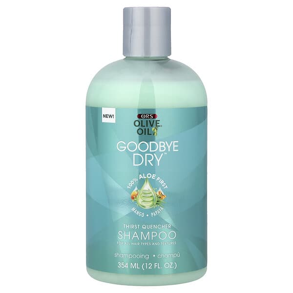 ORS, Olive Oil®, Goodbye Dry™, 써스트 퀜처 샴푸, 모든 모발용, 망고 파파야, 354ml(12fl oz)