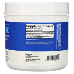 RSP Nutrition, 크레아틴 일수화물 분말, 1회 제공량당 5g, 500g(17.6oz) (판매가 중단된 상품) 