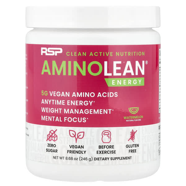 AminoLean® Energy, Watermelon, 8.68 oz (246 g)