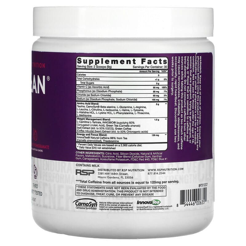 AminoLean Pre Workout - Berry Alixir – AminoLean