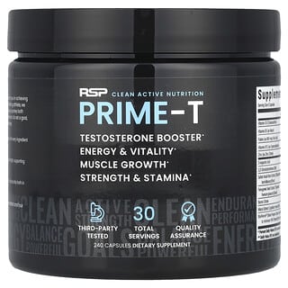 RSP Nutrition, Prime-T，240 粒膠囊