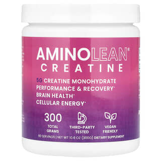 RSP Nutrition, Monohidrato de creatina en polvo AminoLean®, 300 g (10,6 oz)