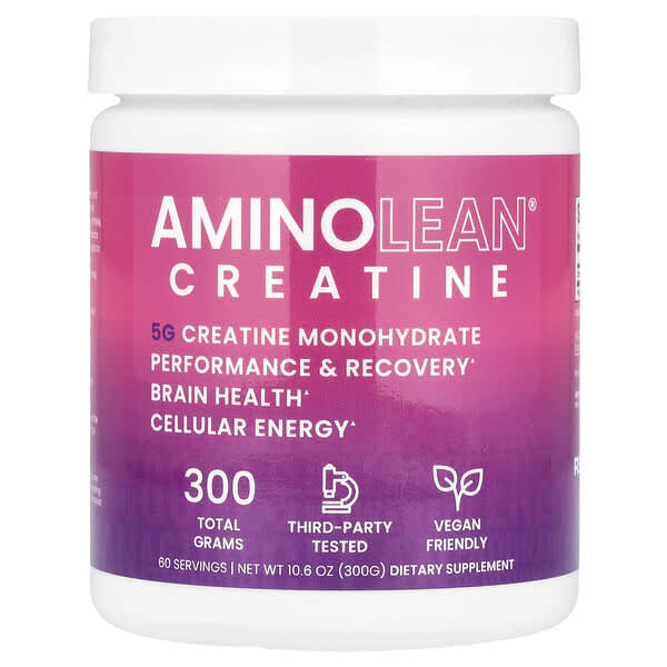 AminoLean® Creatine Monohydrate Powder, 10.6 oz (300 g)