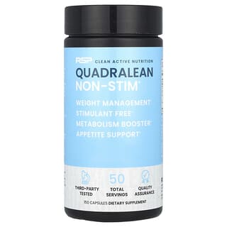 RSP Nutrition, QuadraLean 非興奮性塑身補劑®，150 粒膠囊