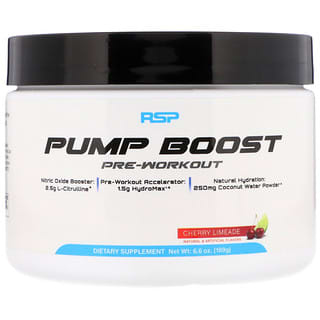 RSP Nutrition, Pump Boost Pre-Workout, Cherry Limeade, 6.6 oz (189 g)