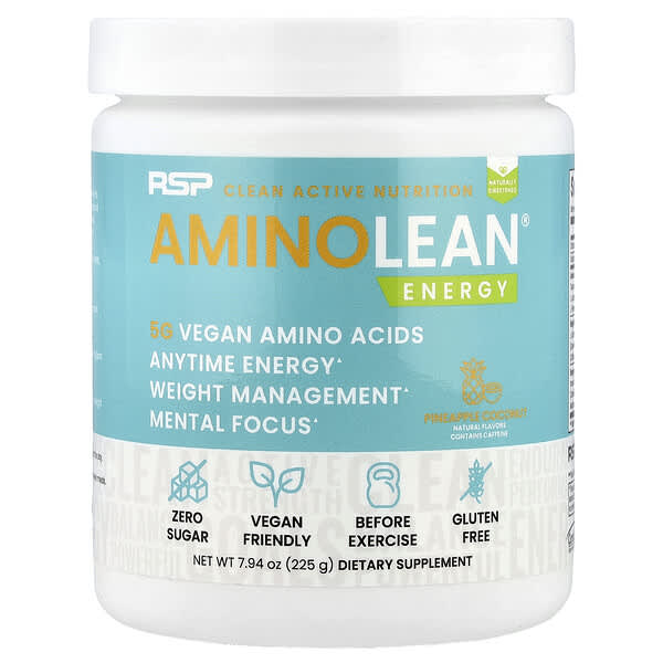 AminoLean®, Energy, Pineapple Coconut, 7.94 oz (225 g)