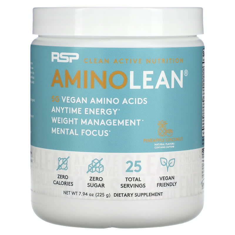 Best Vegan Pre Workout - Aminolean Pineapple Coconut – AminoLean