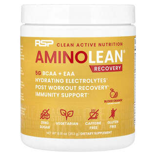 RSP Nutrition, AminoLean, Recuperação, Laranja Sanguínea, 253 g (8,91 oz)