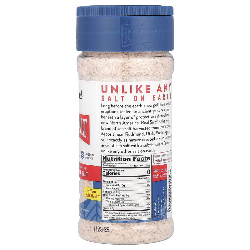 Real Salt®, Ancient Fine Sea Salt, 10 oz (284 g)