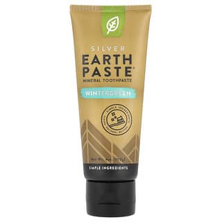 ريدموند تريدينغ كومباني‏, Silver Earth Paste® ، معجون أسنان معدني ، وينترجرين ، 4 أونصات (113 جم)