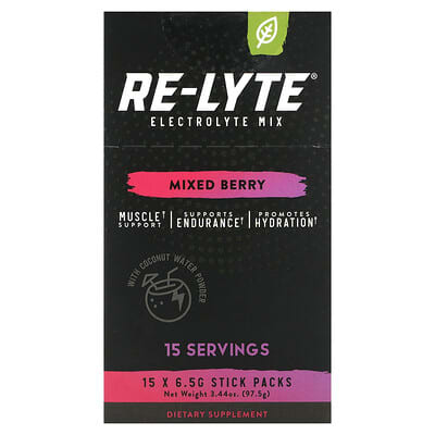 Redmond Trading Company, Re-Lyte Electrolyte Mix, Mixed Berry
