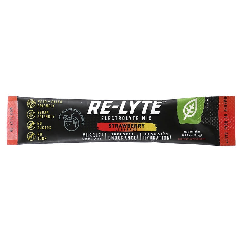 Re-Lyte Electrolyte Mix, Mixed Berry, 15 Stick Packs, 0.23 oz (6.5 g) Each