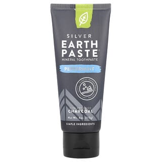 Redmond Trading Company, Silver Earth Paste®, Dentifrice minéral, Menthe poivrée, 113 g