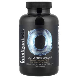 إنتليجنت لابز‏, Omega 3 فائق النقاء ، 120 كبسولة هلامية (750 ملجم لكل كبسولة هلامية)