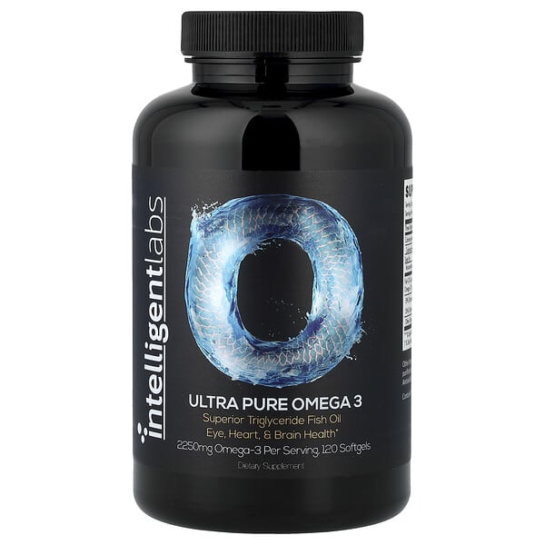 Ultra Pure Omega 3, 120 Softgels (750 mg per Softgel)