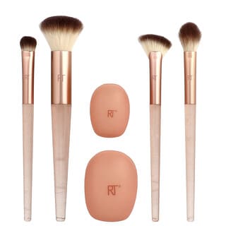 Real Techniques, Cherry On Top, A Brighter Hue Base Set , 6 Piece Set