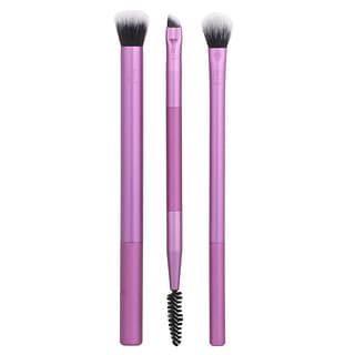 Real Techniques, Eye Shade + Blend Brush Set, 3 Pieces