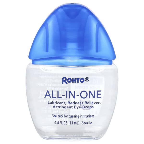 Rohto, Cooling Eye Drops, All-In-One, 0.4 fl oz (13 ml)