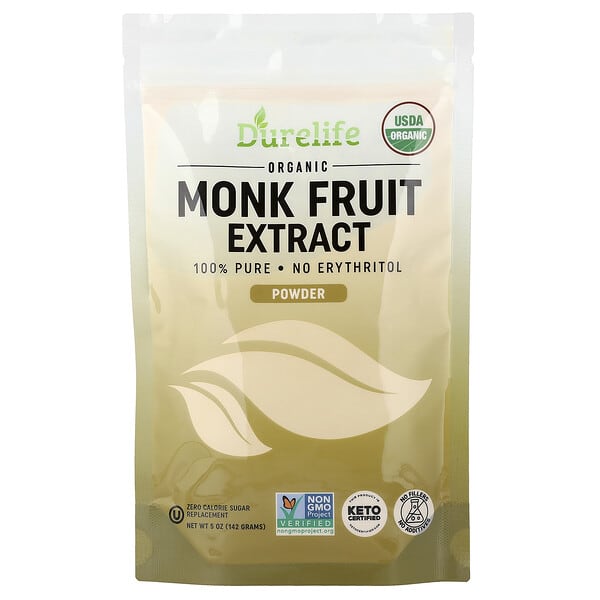 DURELIFE, 유기농 나한과 추출물 분말, 142g(5oz)