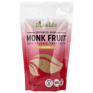 DURELIFE NUTRITION LLC, Erythritol Blend Monk Fruit, Golden, 1 lb (453 g)